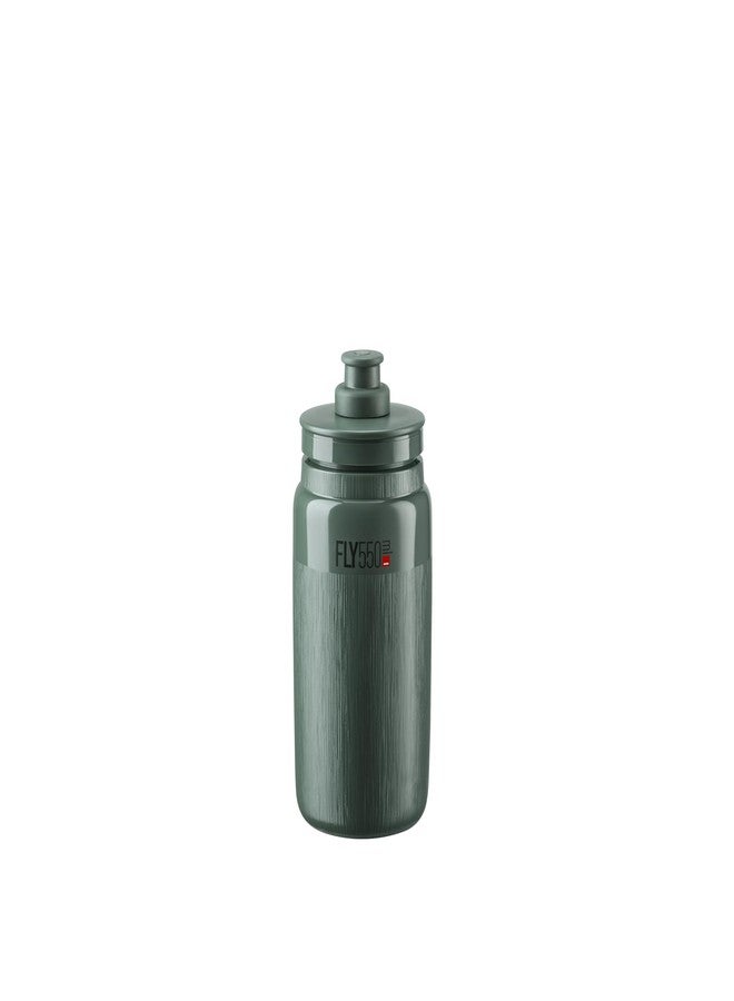 ELITE Fly Tex Cycling Water Bottle 550ml - Opal - Ultra-Lightweight, BPA-Free, Easy-Squeeze Sports Bottle for Road, MTB & Gravel - Image 1