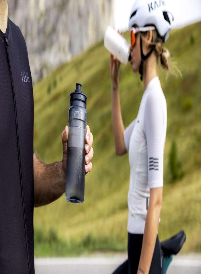 ELITE Fly Tex Cycling Water Bottle 550ml - Opal - Ultra-Lightweight, BPA-Free, Easy-Squeeze Sports Bottle for Road, MTB & Gravel - Image 2