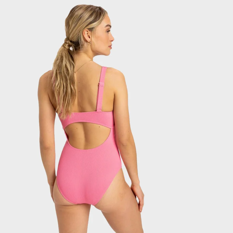 روكسي Rib Roxy Love One Piece Swimsuit - Women