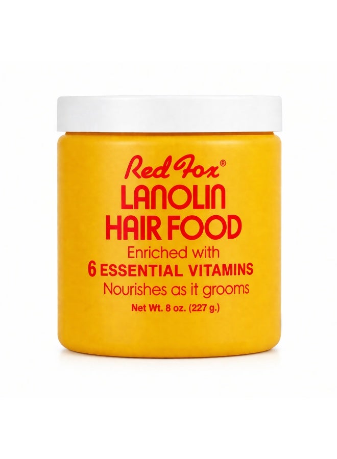 Red Fox Lanolin Hair Food Enriched with 6 Essential Vitamins, 227g - Image 1