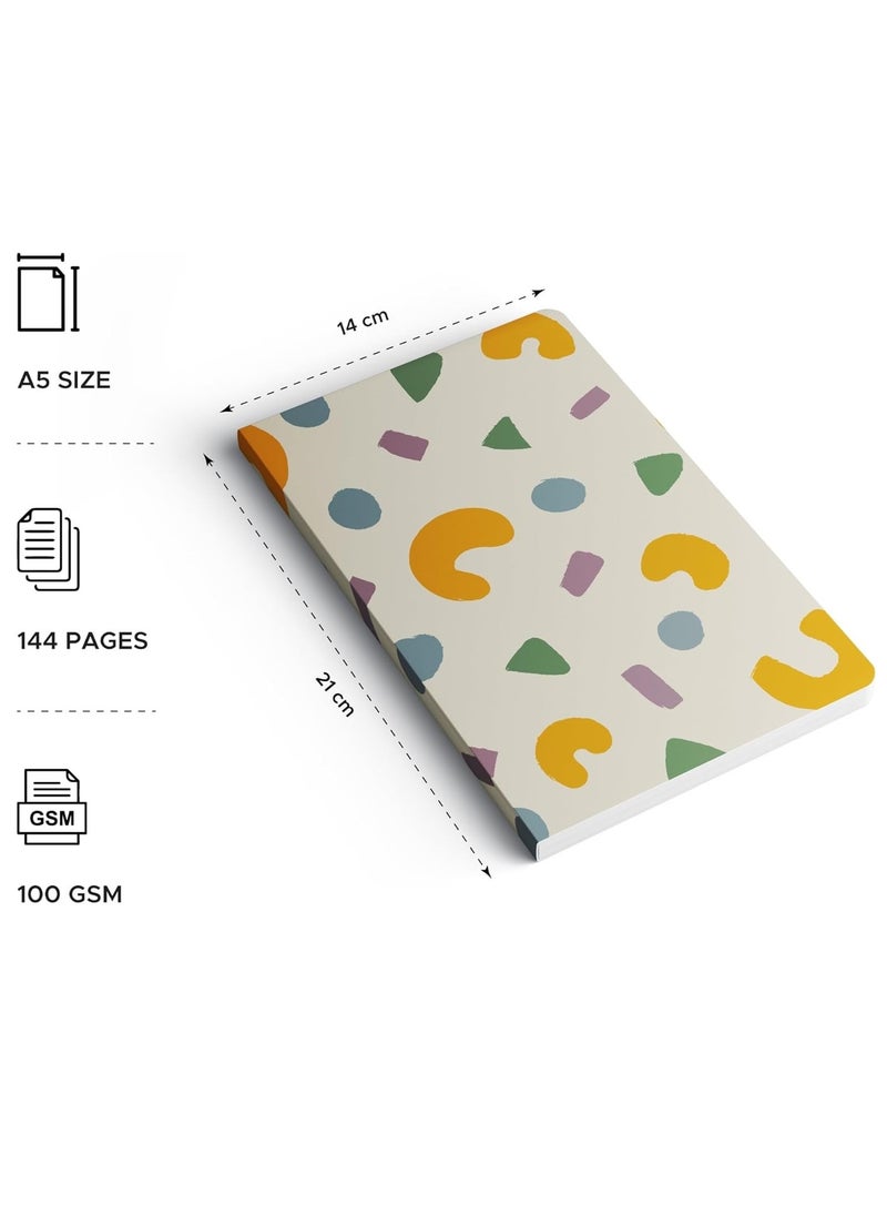 FACTOR NOTES A5 Size Plain Notebook 100gsm Thickness 144 Pages  - Image 2
