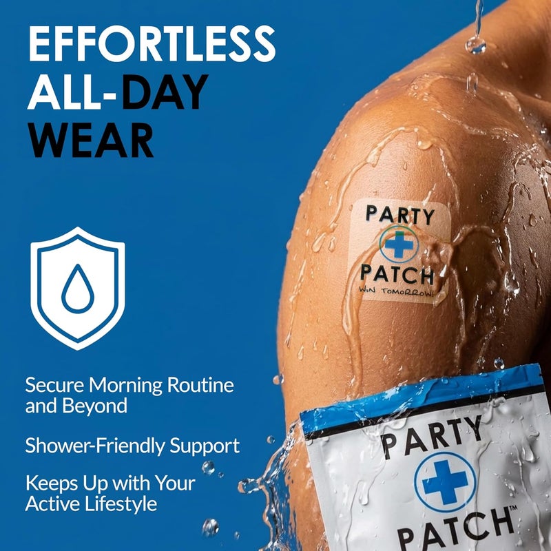 Party Patch Social Lifestyle Patch 5-Pack – Water-Resistant & Skin-Safe Adhesive for Festivals and Events - Image 5