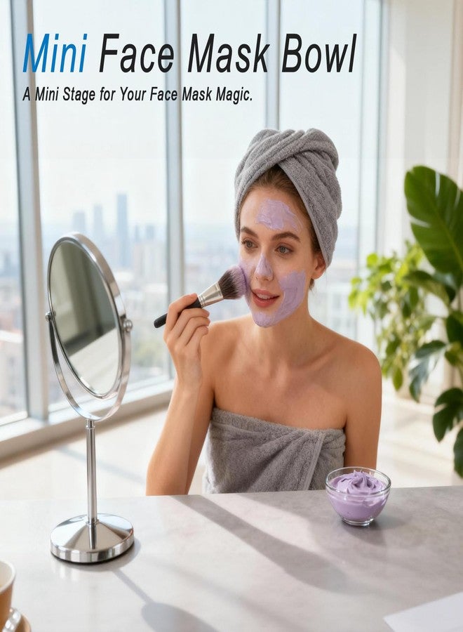 Dolcety 16 Pcs Clear Facial Bowls for Esthetician, 3 Inch Small Glass Bowls for DIY Face Mask, Mud Mask & Skincare Mixing, Ideal for Salon and Home Use - Image 4