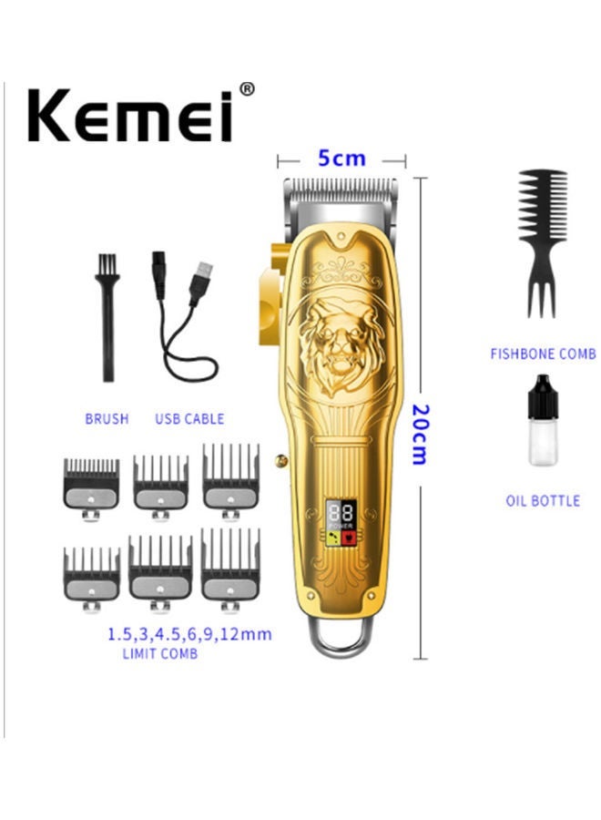 NIBEMINENT Electric Cordless Hair Trimmer Gold 5 x 20cm - Image 5