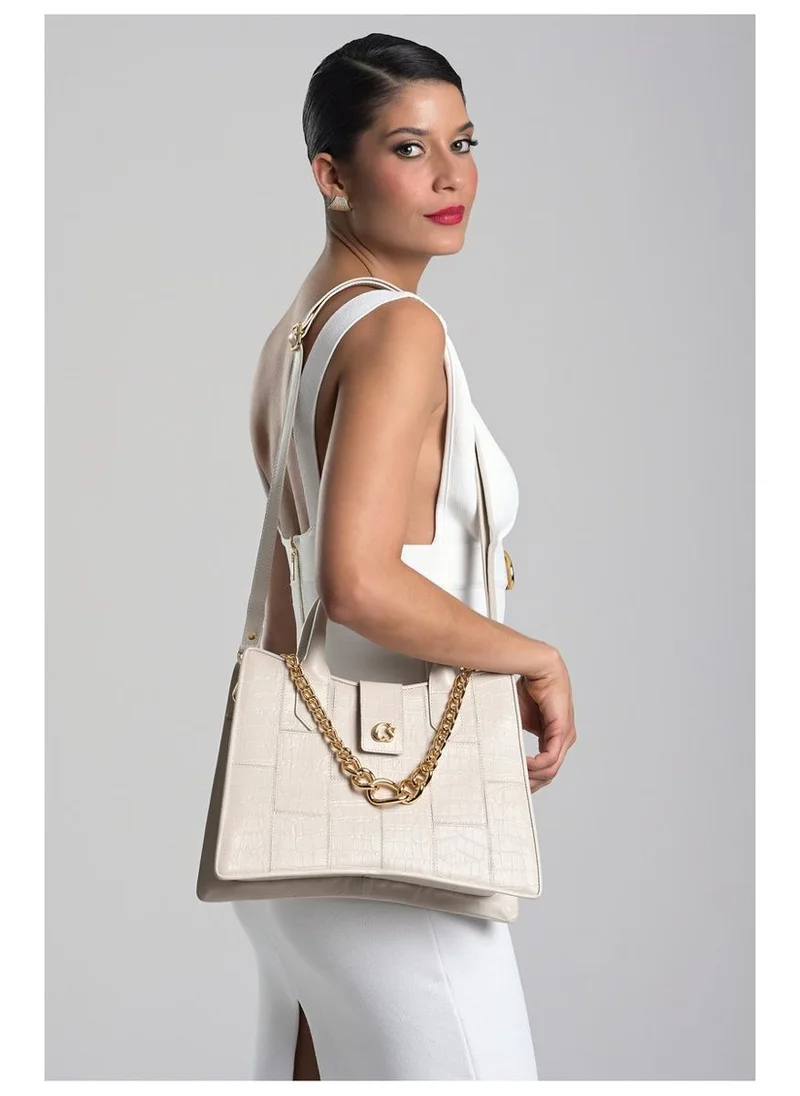 Carmen Steffens  Structured Bag New Ice with Chain for Women | Best Price UAE