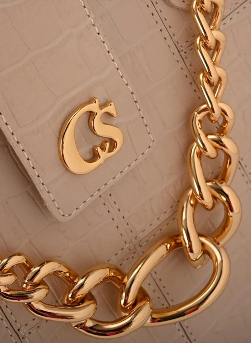 Carmen Steffens  Structured Bag New Ice with Chain for Women | Best Price UAE