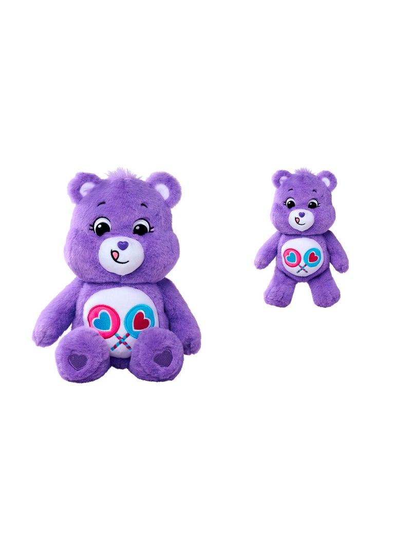 Care Bears Share Bear - Plush Toy Bear 35 cm Blue Plush | Collectable Cute Plush Toy, Cuddly Toys for Children, Soft Toys for Girls and Boys, Cute Teddies, from 0 Months - Image 4