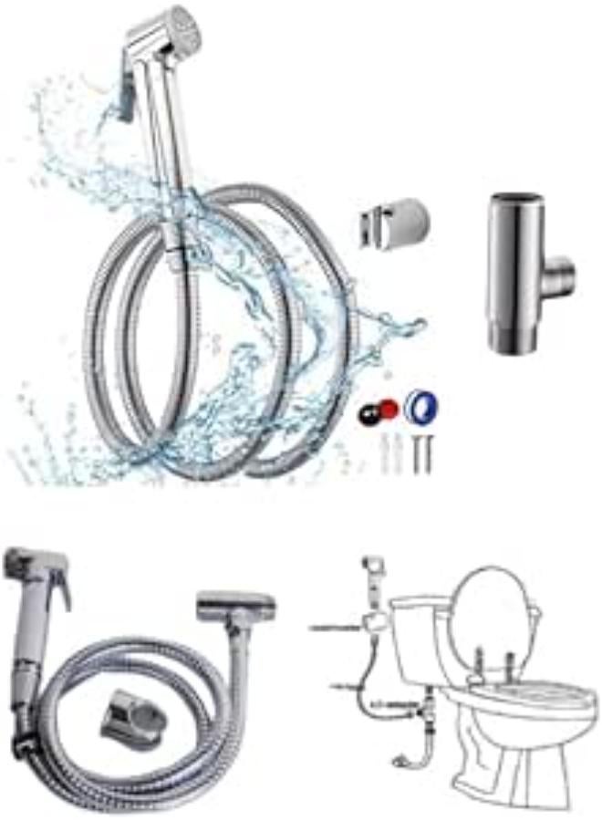 شطاف حمام كامل مع محول تحت قاعدة الحمام (شطاف موديل 2 كما في الصورة)