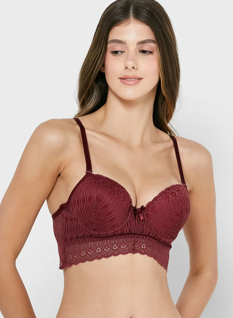 ELLA Laced Push Up Bra