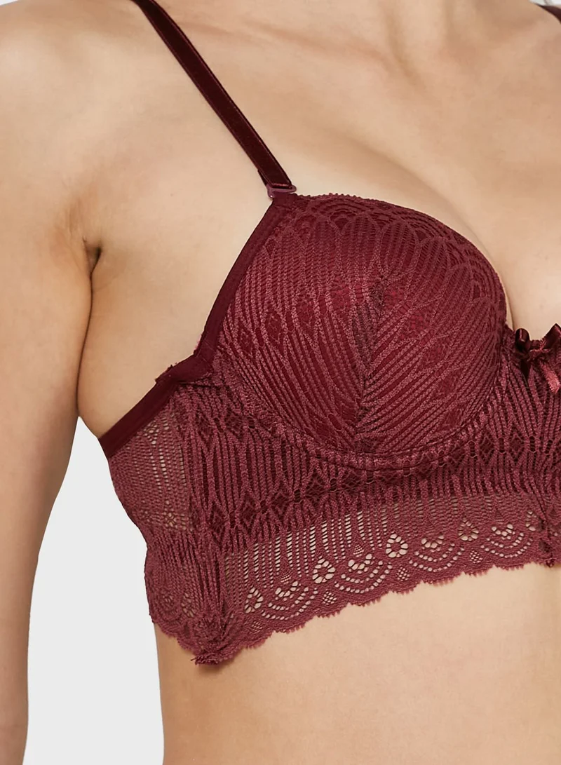 ELLA Laced Push Up Bra