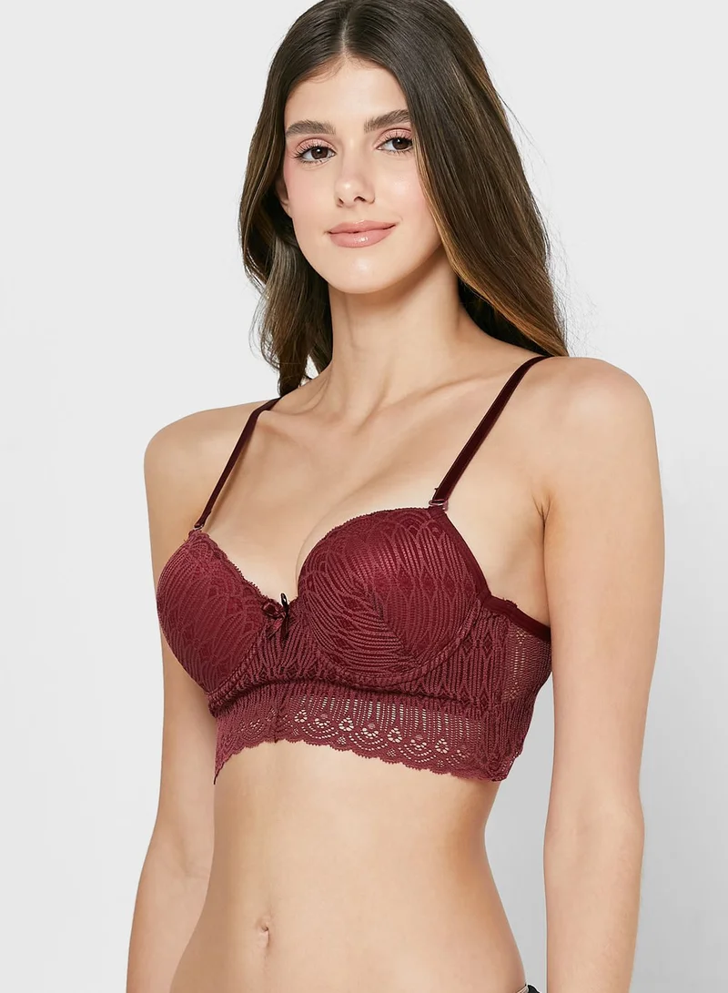 ELLA Laced Push Up Bra