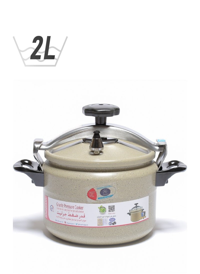 Badraig - Granite Pressure Cooker, Pressure Pot Arabic Cooker, Beige/Grey Available - Image 1