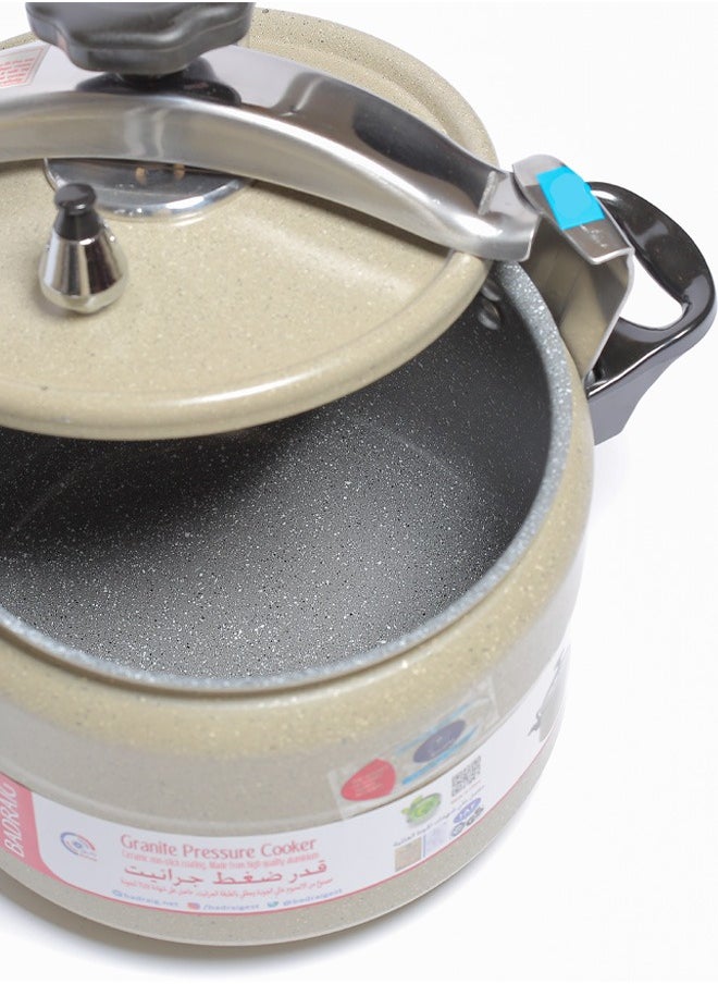 Badraig - Granite Pressure Cooker, Pressure Pot Arabic Cooker, Beige/Grey Available - Image 1