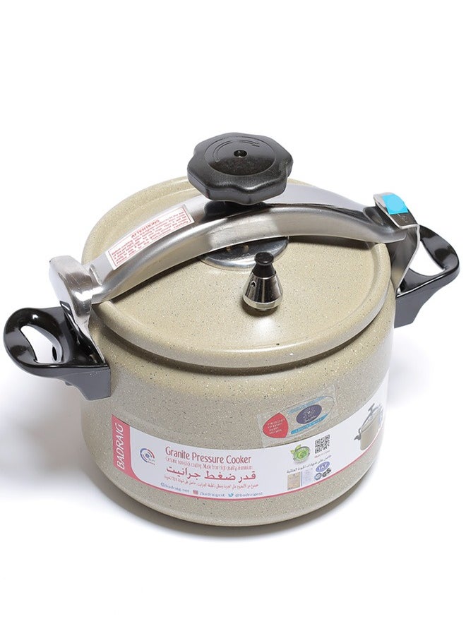 Badraig - Granite Pressure Cooker, Pressure Pot Arabic Cooker, Beige/Grey Available - Image 1