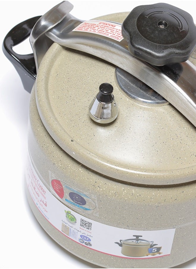Badraig - Granite Pressure Cooker, Pressure Pot Arabic Cooker, Beige/Grey Available - Image 1