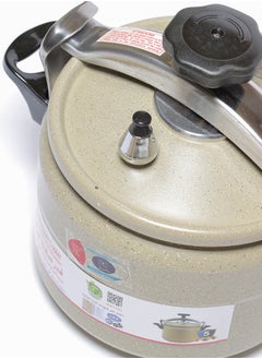Badraig Granite Pressure Cooker | Pressure Pot Arabic Cooker | Beige/Grey Available Sizes 2L 3L 4L 5L 7L 9L 10L 11L 12L 15L  - Image 4