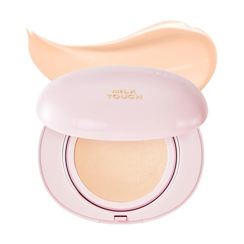 milktouch Cushion Foundation 24H Flawless Skin Radiant Shine No Oxidation LongLasting NonCreasing 60 Hydrating Skincare Infused Korean 19N Vanilla Ivory - Image 1