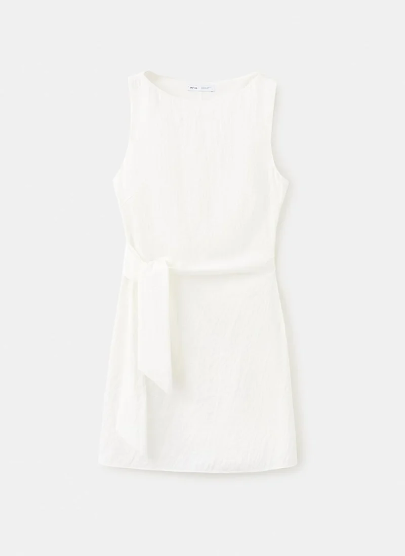 MANGO  Bow short dress for Women | Best Price UAE