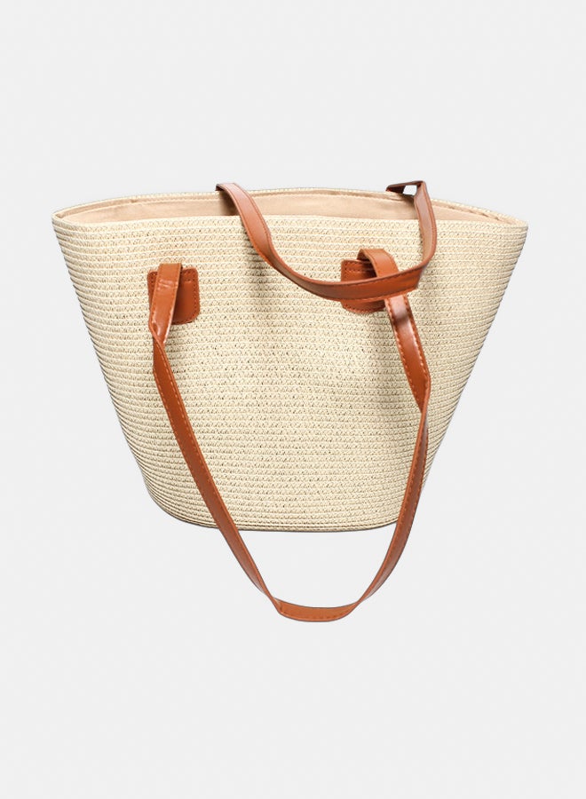 Glitter Women Beach\Summer Bag - Beige - Image 3