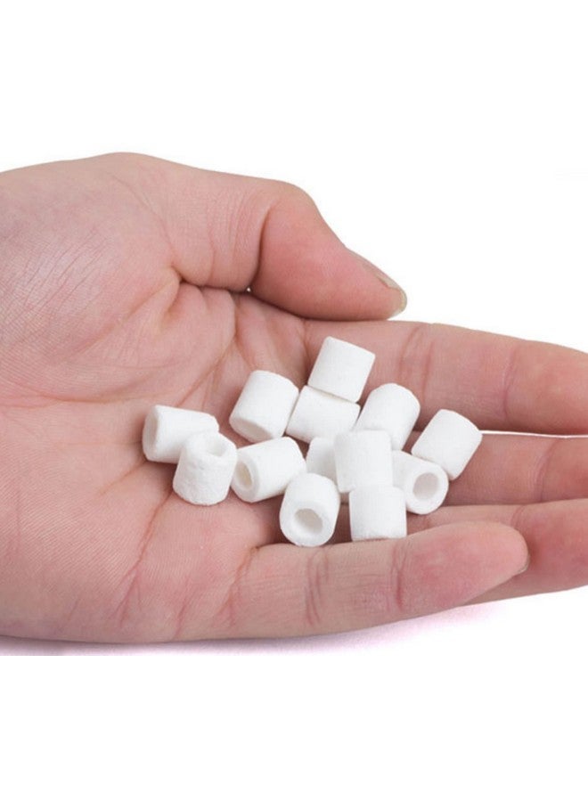 وسائط ترشيح حلقة سيراميك حيوية نشطة - (حلقة سيراميك - 500 جرام) لحوض السمك/خزان الأسماك | مسامية للغاية، تولد بكتيريا مفيدة | مناسبة للمياه المالحة والمياه العذبة - Image 2