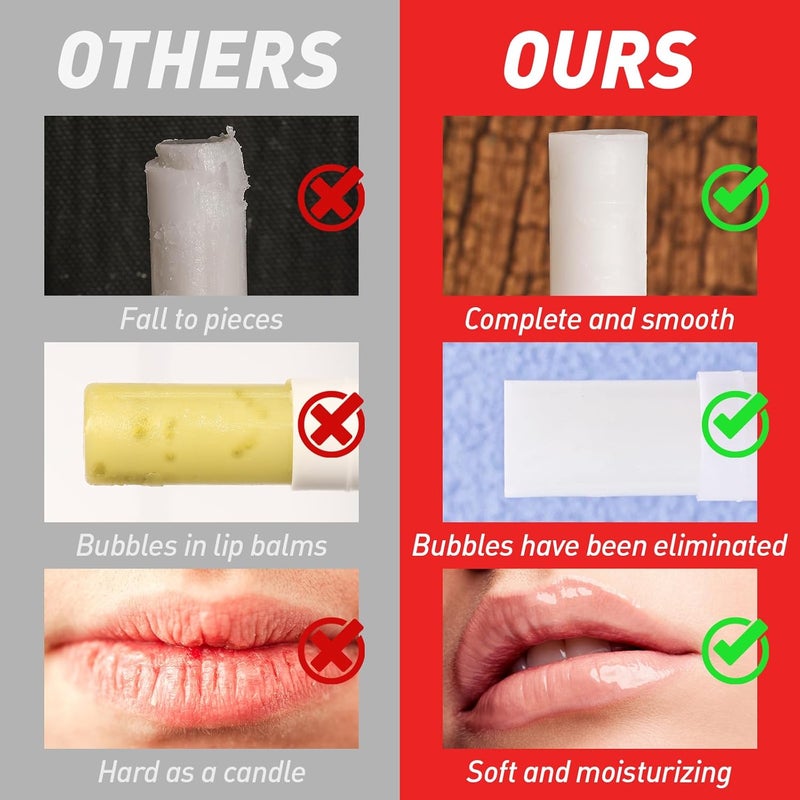60 Pack Lip Balm, Natural Lip Balm Bulk, Lip Care Product, Moisturizing Lip Balm for dry cracked lips - 10 Flavors - Image 5