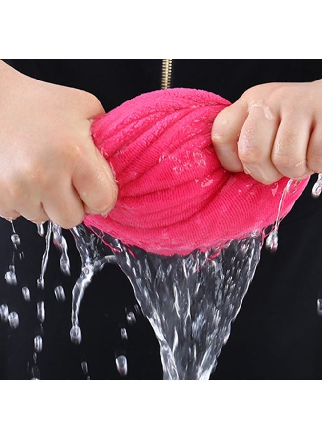 Fabienne 2-Piece Microfiber Gym Towel/Hand Towel/Face Towel/Car Cleaning Towel 50x90 cm Pink/Navy - Image 3