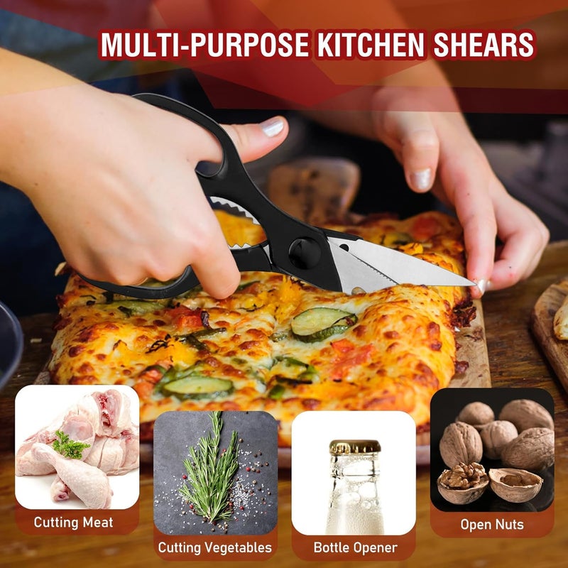 E-far طقم سكاكين إيفار من 16 قطعة من الفولاذ المقاوم للصدأ عالي الكربون - Image 5