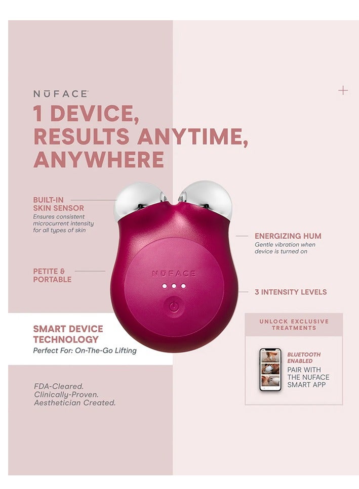 Nuface جهاز تونينغ الوجه الذكي المتقدم TRINITY+ (وردة مخملية) - Image 2