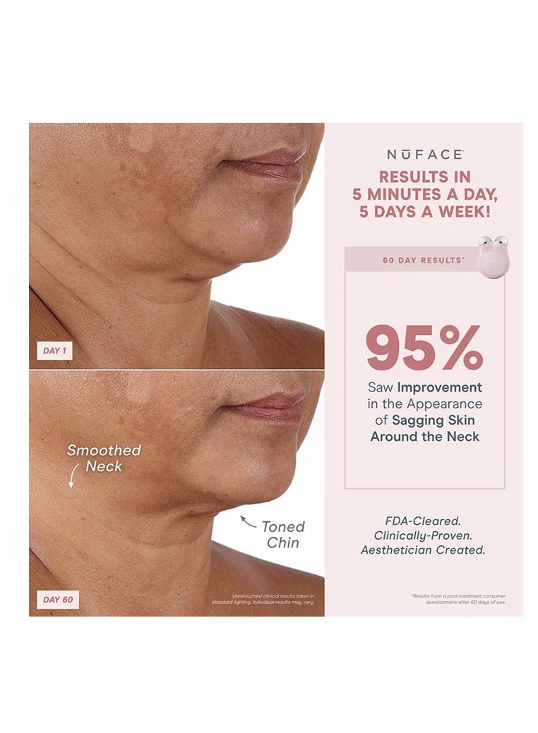 Nuface جهاز تونينغ الوجه الذكي المتقدم TRINITY+ (وردة مخملية) - Image 5