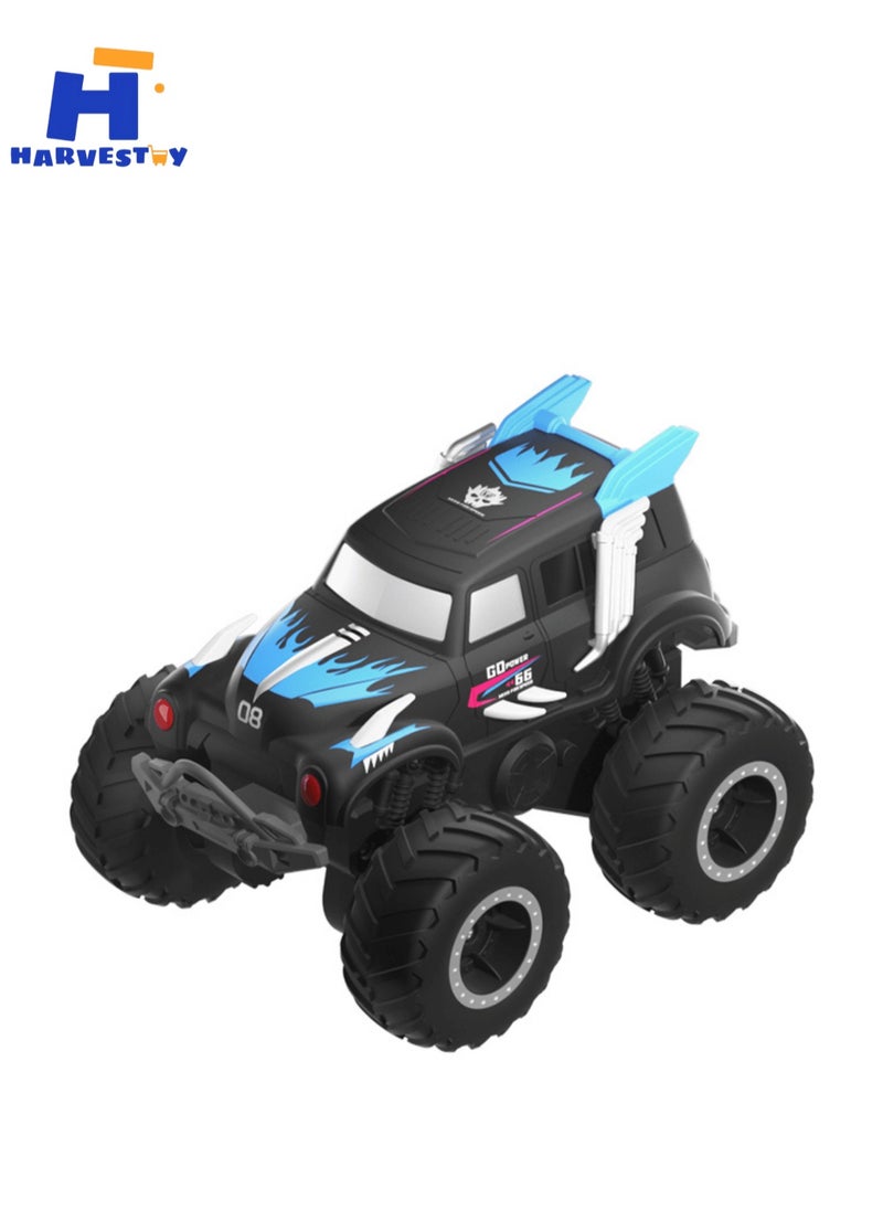 Harvestoy 1:16 Scale Pick-up Toys RC Car Truck Toys Remote Control Cars Body Waterproofing Suitable for All Terrain 4WD Off-Road Car Summer Water Toy Stunt Remote Control Car for Kids  - Image 1