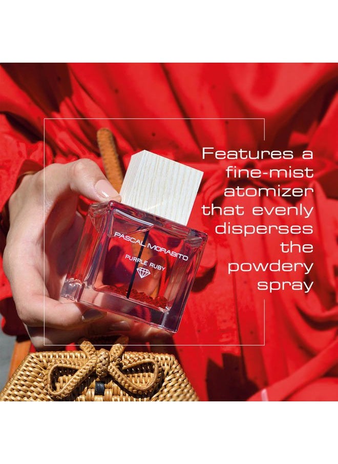 PASCAL MORABITO Purple Ruby - 3.4 Oz Eau De Parfum - Fragrance Mist For Women - Floral Gourmand Scent - Perfume Spray With Gardenia, Peony, Apple, Caramel, Musk Accords  - Image 4