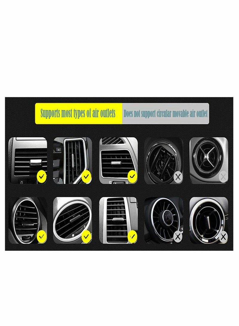 SYOSI Car Fragrance Diffuser Vent Clip Car Air Fresheners Car Purifier Remove The Smell Of Smoke Stylish Propeller Shape Car Decoration ( Gold ) - Image 4