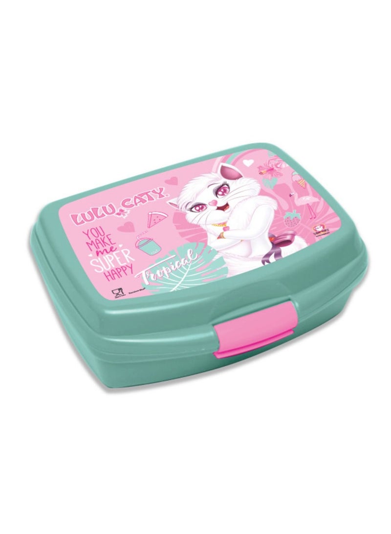 LULU CATY Plastic Printed Lunch Box