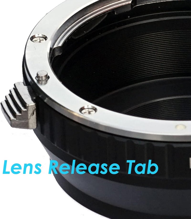 Fotasy محول عدسة EF EF-S يدوي إلى M43، EF Mount إلى MFT، متوافق مع عدسات كانون EF EFS باناسونيك G9 GH5 II GX9 G90 G91 G95 G100 أوليمبوس E-M1 E-M5 E-M10 I II III E-PM2 E-PM1 Pen-F E-M1X - Image 2