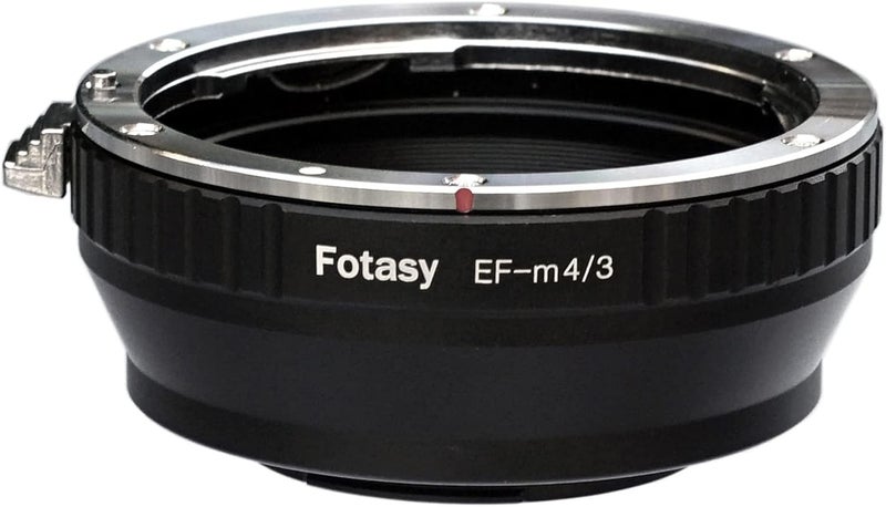 Fotasy محول عدسة EF EF-S يدوي إلى M43، EF Mount إلى MFT، متوافق مع عدسات كانون EF EFS باناسونيك G9 GH5 II GX9 G90 G91 G95 G100 أوليمبوس E-M1 E-M5 E-M10 I II III E-PM2 E-PM1 Pen-F E-M1X - Image 1