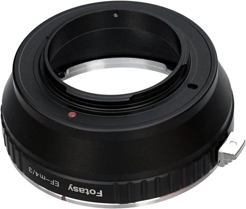 Fotasy محول عدسة EF EF-S يدوي إلى M43، EF Mount إلى MFT، متوافق مع عدسات كانون EF EFS باناسونيك G9 GH5 II GX9 G90 G91 G95 G100 أوليمبوس E-M1 E-M5 E-M10 I II III E-PM2 E-PM1 Pen-F E-M1X - Image 4