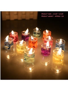 Generic Color Gel Candles  With Snails And Stars,  - 6 Pieces  - Image 1