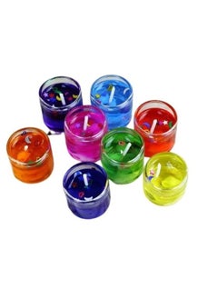 Generic Color Gel Candles  With Snails And Stars,  - 6 Pieces  - Image 2