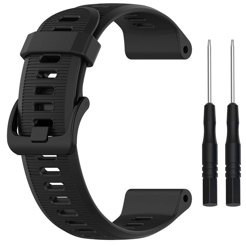 QGHXO حزام لجهاز Garmin Forerunner 945، حزام ساعة بديل من السيليكون الناعم لجهاز Garmin Forerunner 945 / Forerunner 935 (بدون متتبع) 10 قطع - Image 4