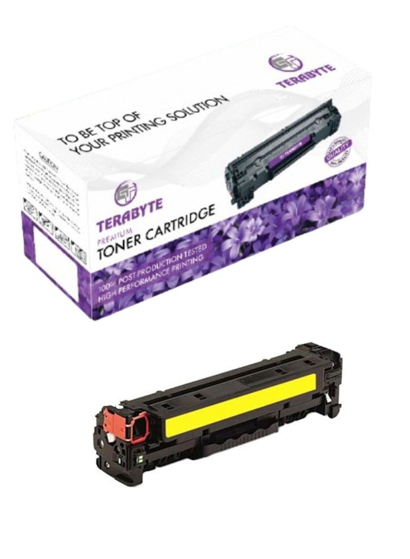 Terabyte 305A 304A 312A Color Toner Cartridge set for LaserJet Pro 400 Color M451 M475 MFP M476nw and CP2025 Printers (Yellow) - Image 1