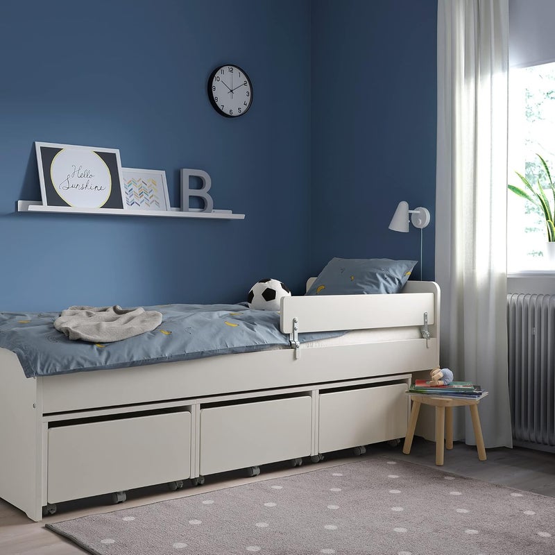 NATTAPA Bed Rail Bed Guard in White - Image 4