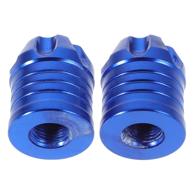 2pcs Aluminum Alloy Car Valve Stem Caps Motorcycle Covers Easy Installation Fit For Cars Motorcycles - Image 1
