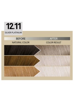 Il Salone Milano The Legendary Collection Alfaparf Group Il Salone Milano Plex Rebuilder Permanent Hair Color Cream 12.11 Silver Platinum Professional Hair Dye Kit For A Natural Gloss & Glaze Paraffin Paraben And Alcohol Free  - Image 3