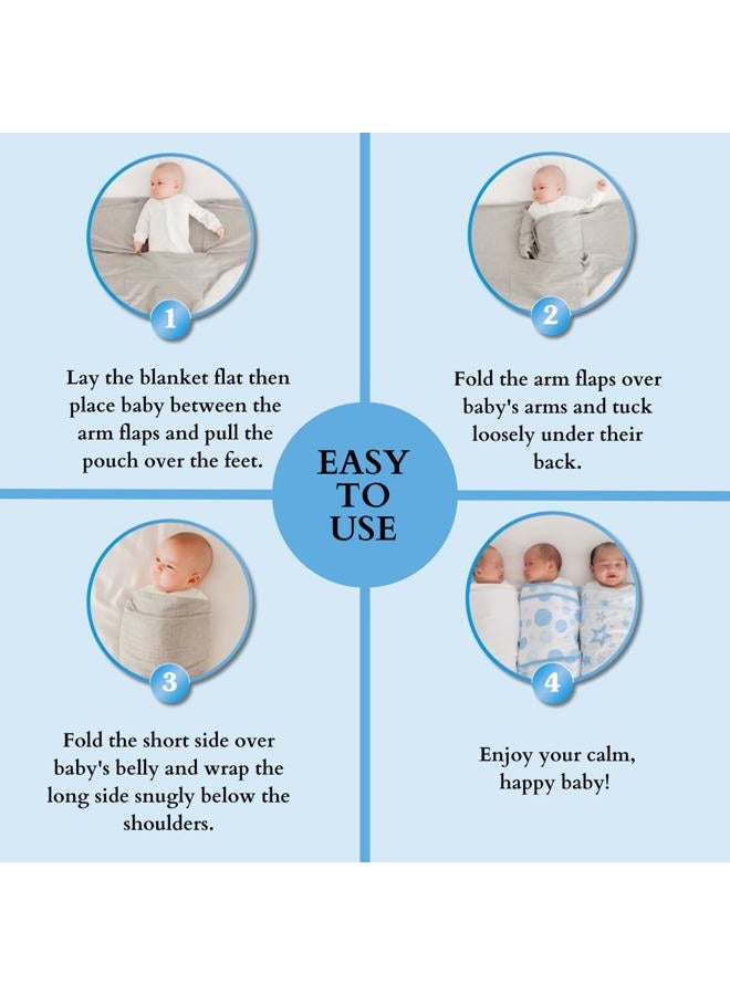 Miracle Blanket Swaddle Wrap – Help Your Newborn Sleep Longer – Soft & Secure Sleep Sack for Infants – Easy-to-Use Swaddling Blanket for a Calm Baby (Mint)  - Image 5