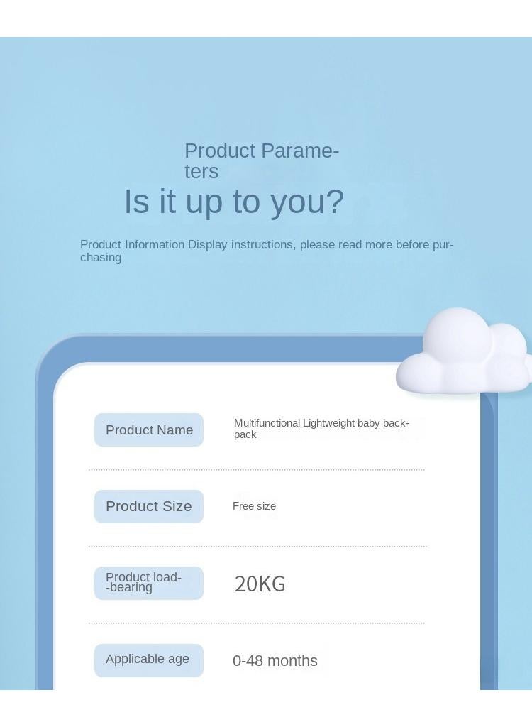 general Baby Carrier Sling Baby Wrap Sling Horizontal Straps - Image 5