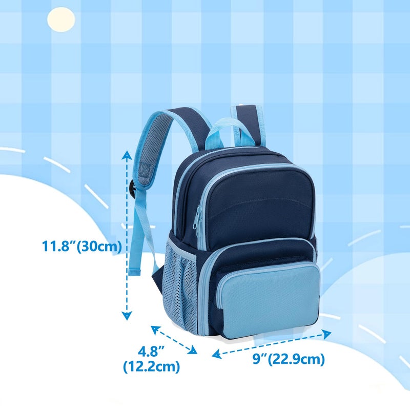 LoDrid Backpack Compatible with Tonie Box 2/1, Carrying Case with Multiple Pockets for Headphones, Charger and Accessories, Storage Bag for Audio Player Starter Set, Navy Blue (Patented Design) - Image 5