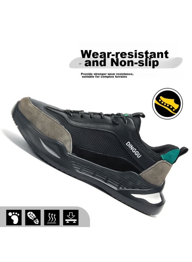 Dinggu Safety Shoes For Men, All-Season Soft Sole, Steel Toe Cap, Anti-Smashing, Anti-Puncture, Safety Functional Shoes Jd1165Aw39 - Image 5