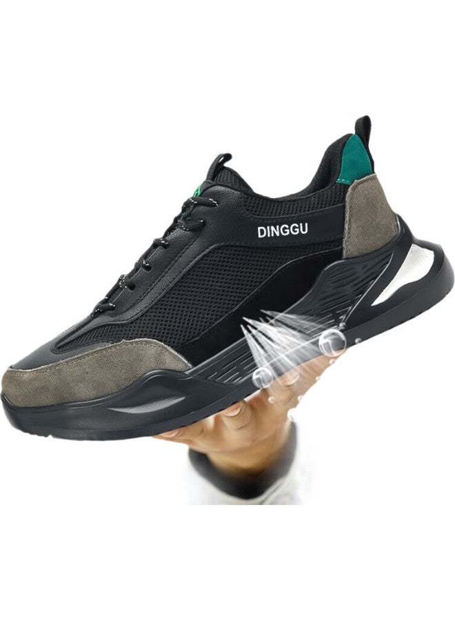Dinggu Safety Shoes For Men, All-Season Soft Sole, Steel Toe Cap, Anti-Smashing, Anti-Puncture, Safety Functional Shoes Jd1165Aw39 - Image 3