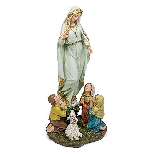 Roman Joseph Studio by Roman 12" Our Lady of Fatima Statue – Religious Home Decor, Inspirational Gift for Prayer or Celebration - Image 1