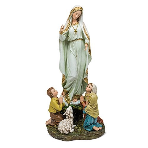 Roman Joseph Studio by Roman 12" Our Lady of Fatima Statue – Religious Home Decor, Inspirational Gift for Prayer or Celebration - Image 4